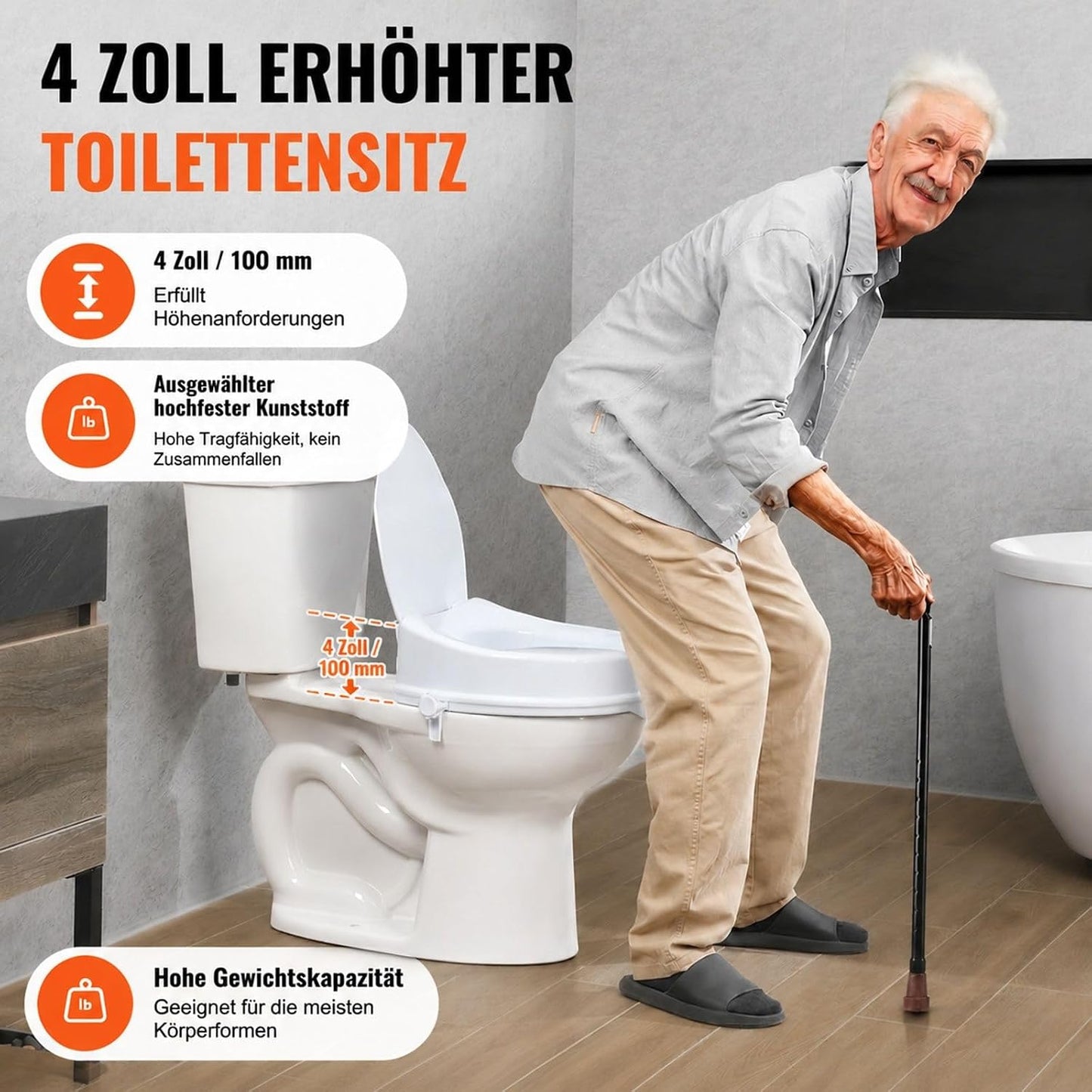 Toilettensitzerhöhung