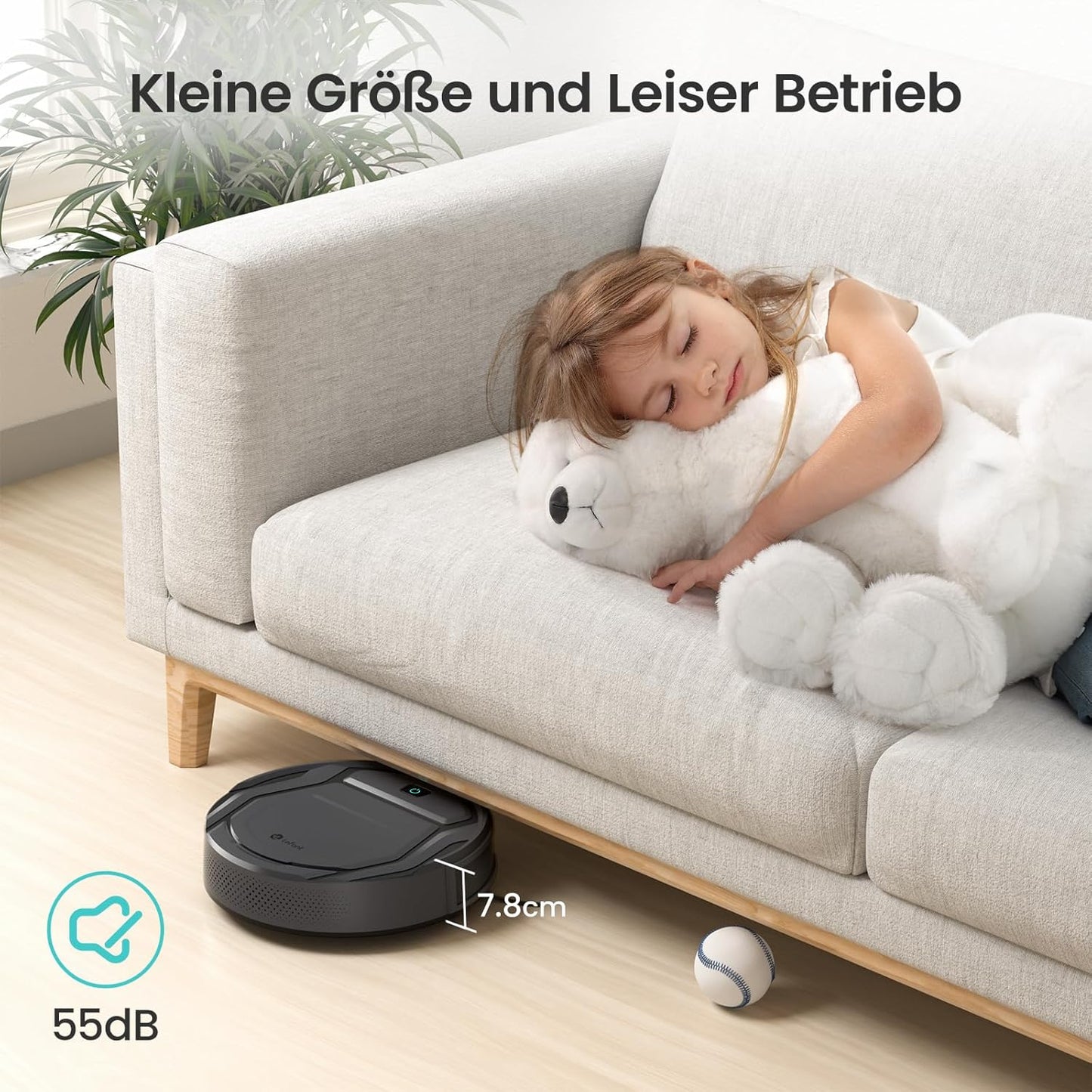 Saugroboter M210P mit WLAN und App-Steuerung, M210P