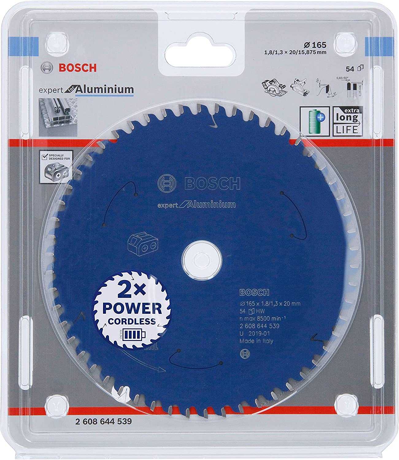 Kreissägeblatt Expert for Aluminium, 165mm, Ø 165 x 1,8/1,3 x 20 mm
