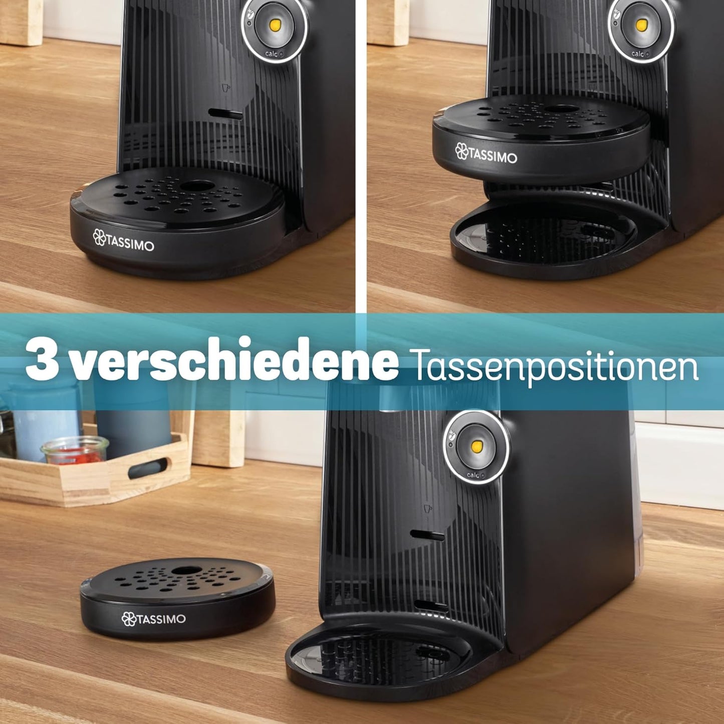 Tassimo Kapselmaschine TAS162E mit Abschaltautomatik, Schwarz