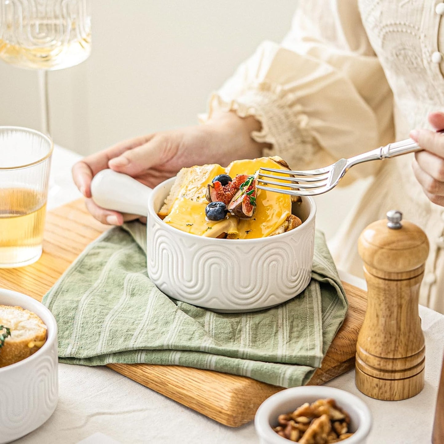 Suppenschüssel-Set mit Griff, 18oz