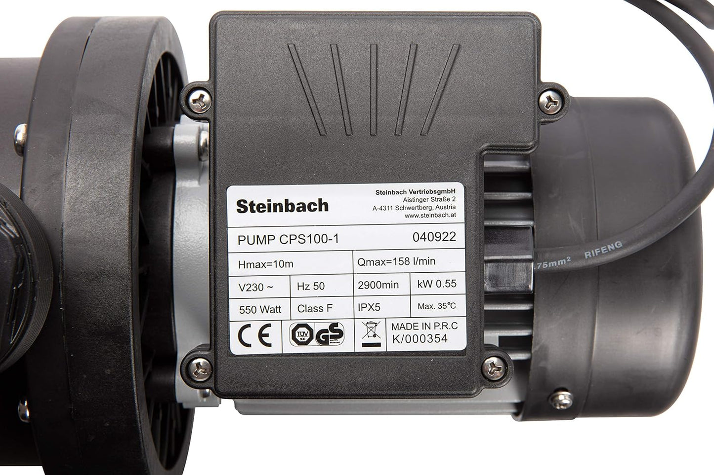 Filterpumpe SPS 100-1, ohne Timer, selbst-saugend / 9.400 l/h