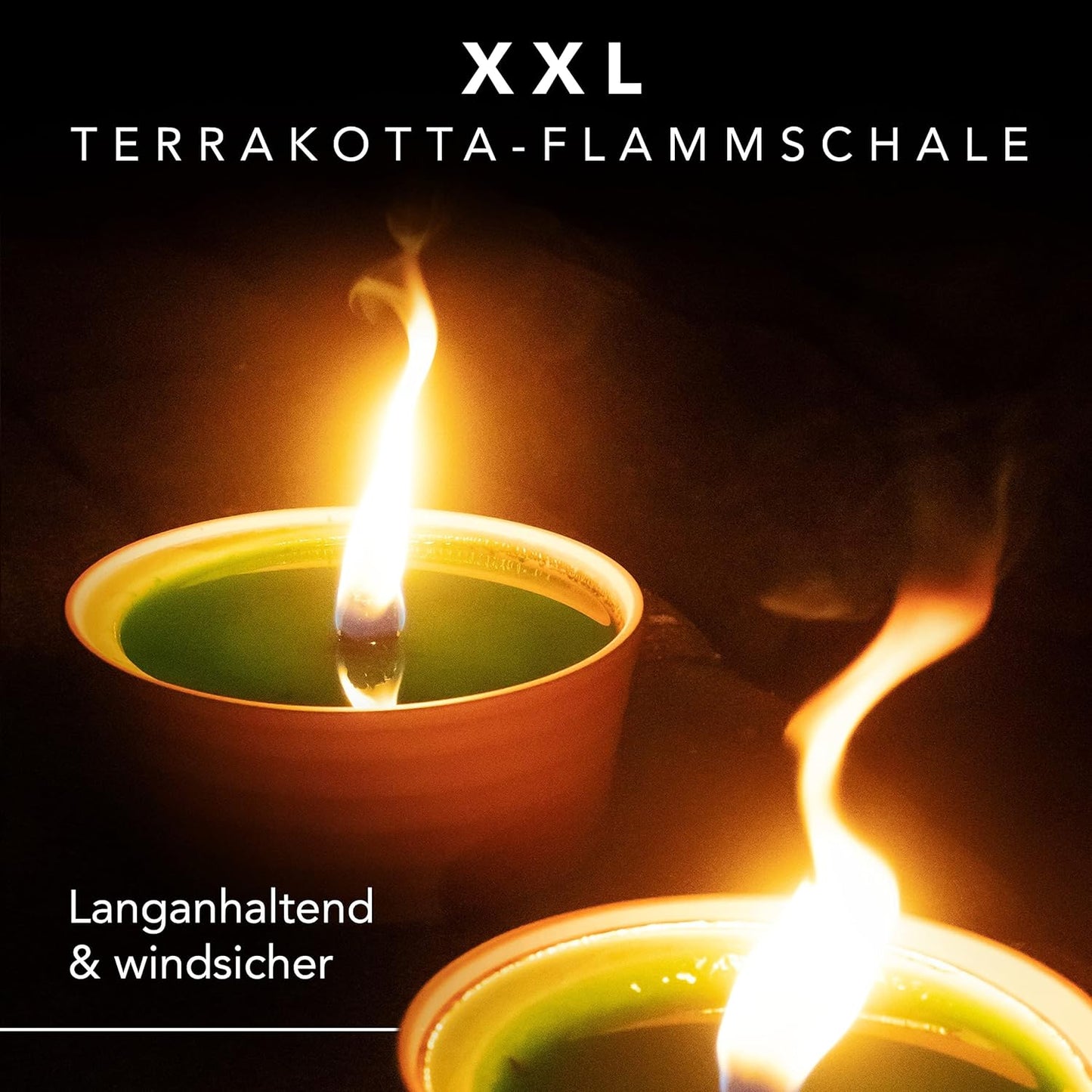 Flammschale, 1x XXL Terrakotta