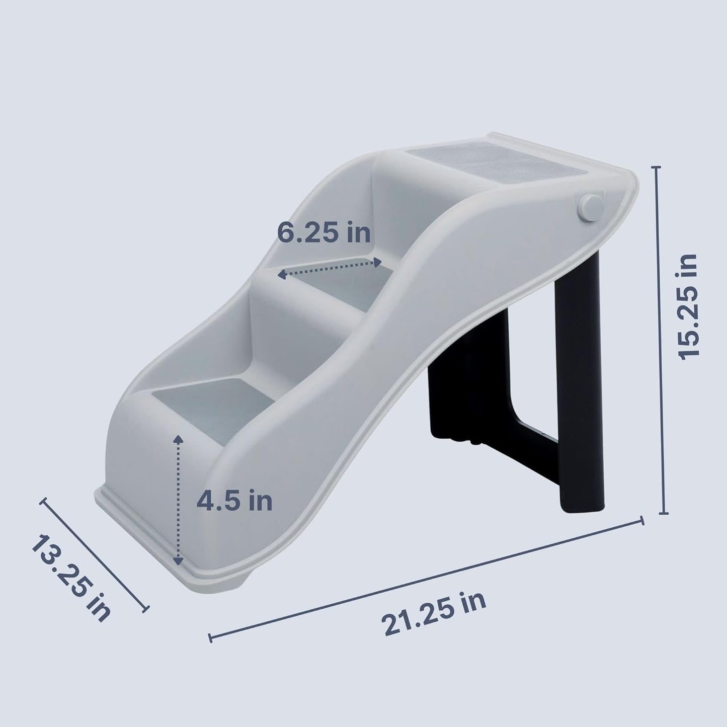 3-stufige Treppe für Haustiere, 3-stufig