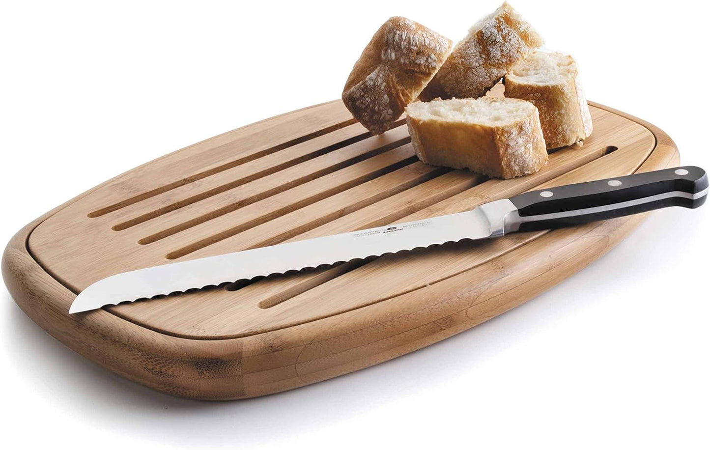 Ovales Brot-Schneidebrett,  40 x 27 x 3 cm