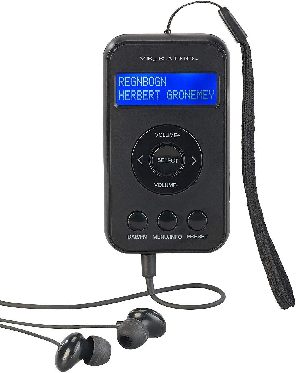 Digitales Mini-Taschenradio mit DAB+ und Kopfhörern