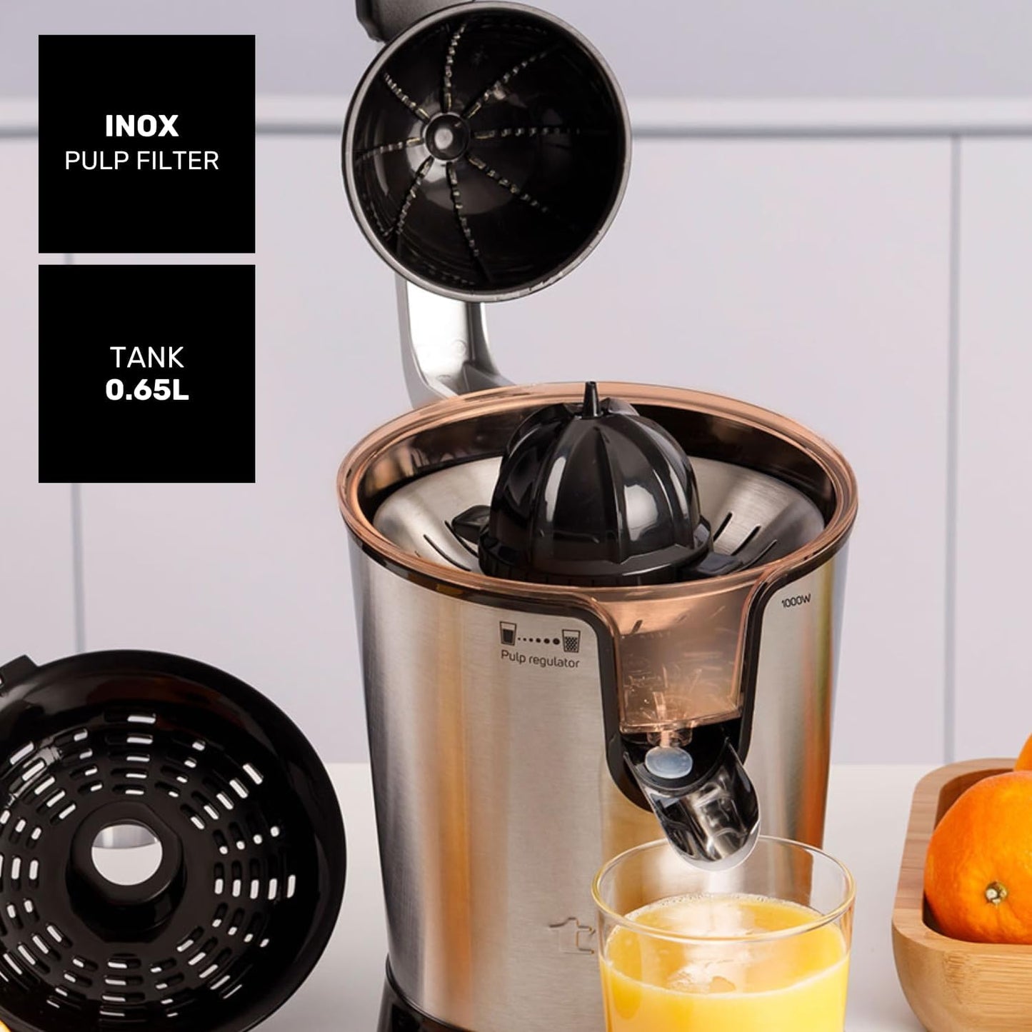 Zitruspresse Easy Press 1000 Legend, 1000W|Edelstahl