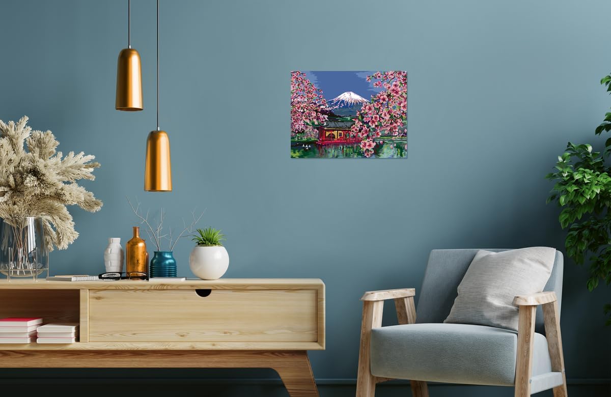 Malen nach Zahlen CreArt Japanese Cherry Blossom, Neue Version