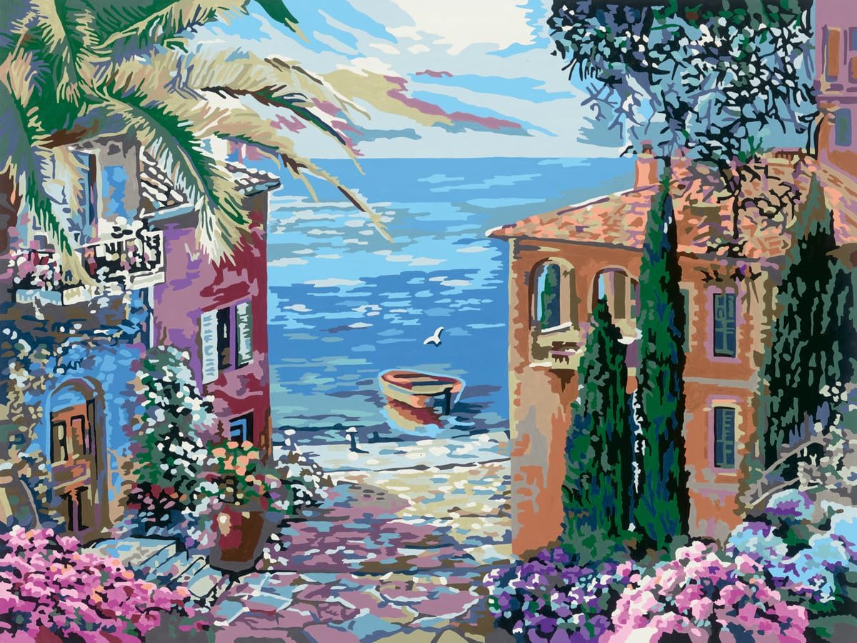 Malen nach Zahlen Mediterrane Landschaft, Neue Version