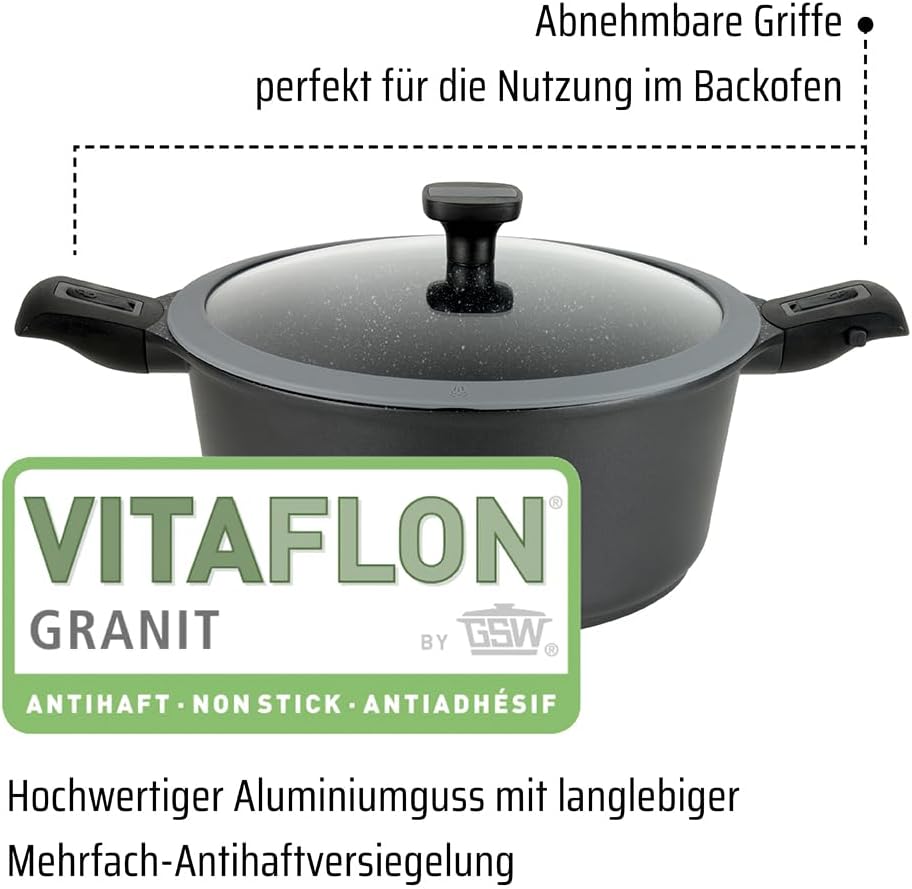 3-teiliges Kochtopf-Set Easy Click, 3-teilig, Kochtopf-Set