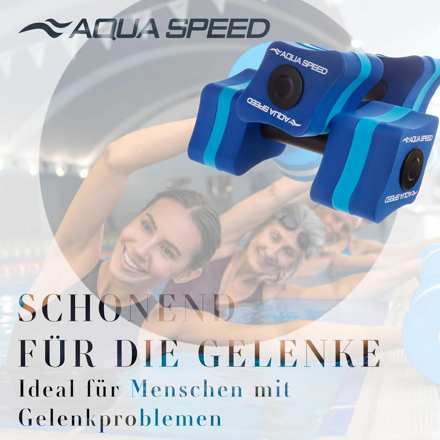 Wasserhanteln für Aquafitness-Training
