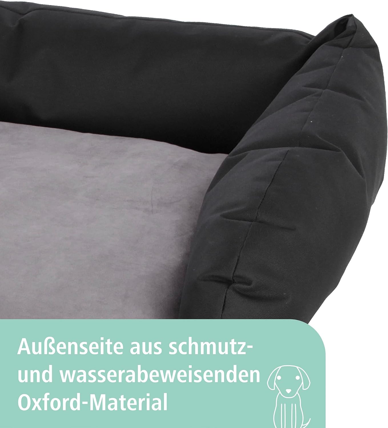 Kofferraumkissen mit abnehmbarem Stossstangenschutz, L 80 x B 60 x H 15 cm