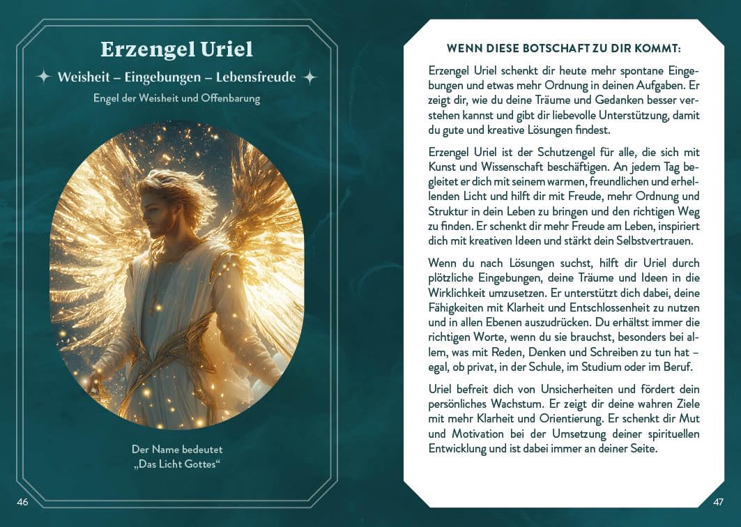 Engel-Orakelkartenset, Taschenbuch