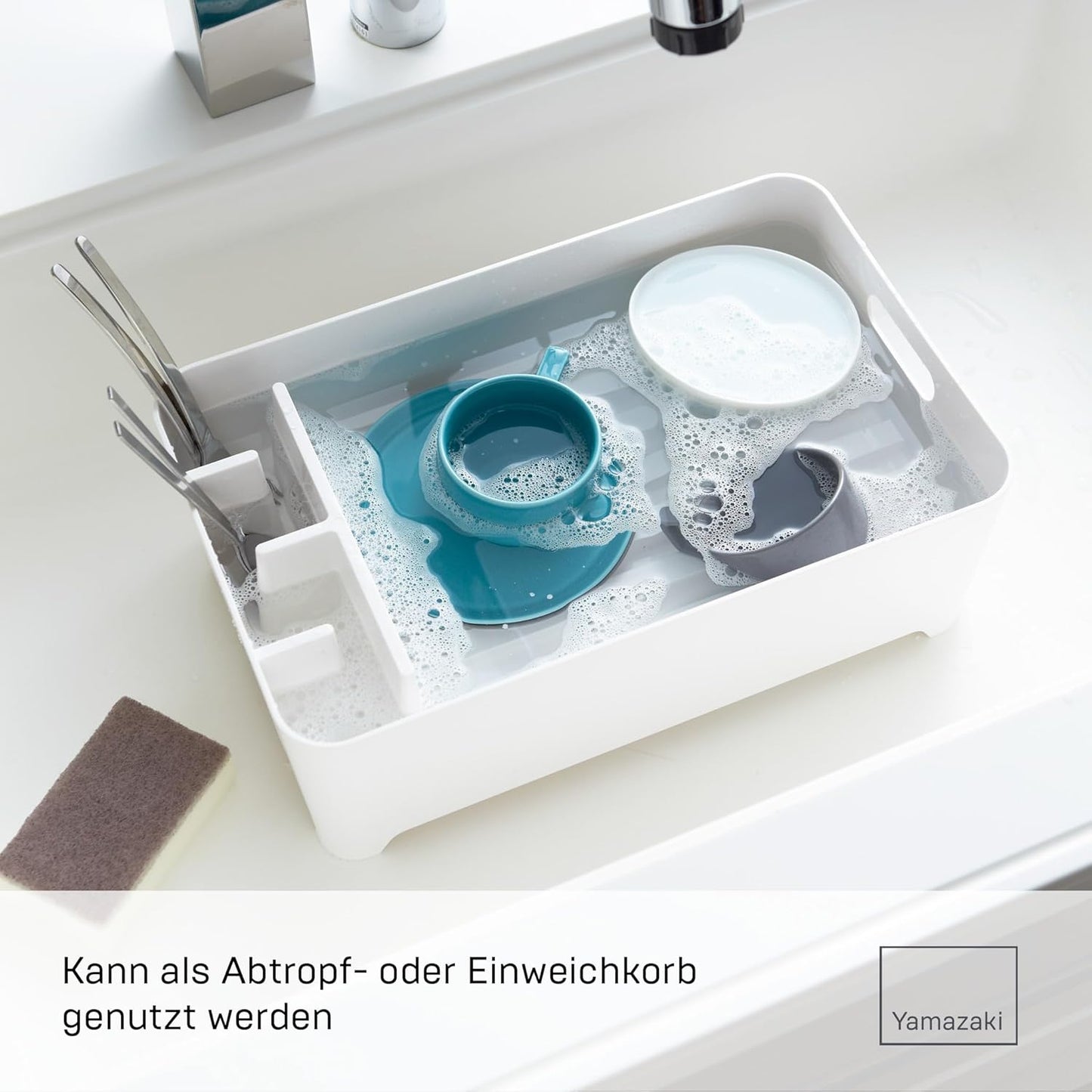 Tower Abtropfgestell, minimalistisches Design, Weiss