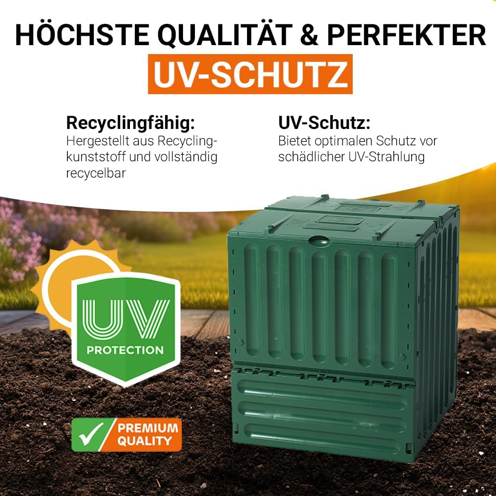 Komposter ECO-King, 400 L Grün