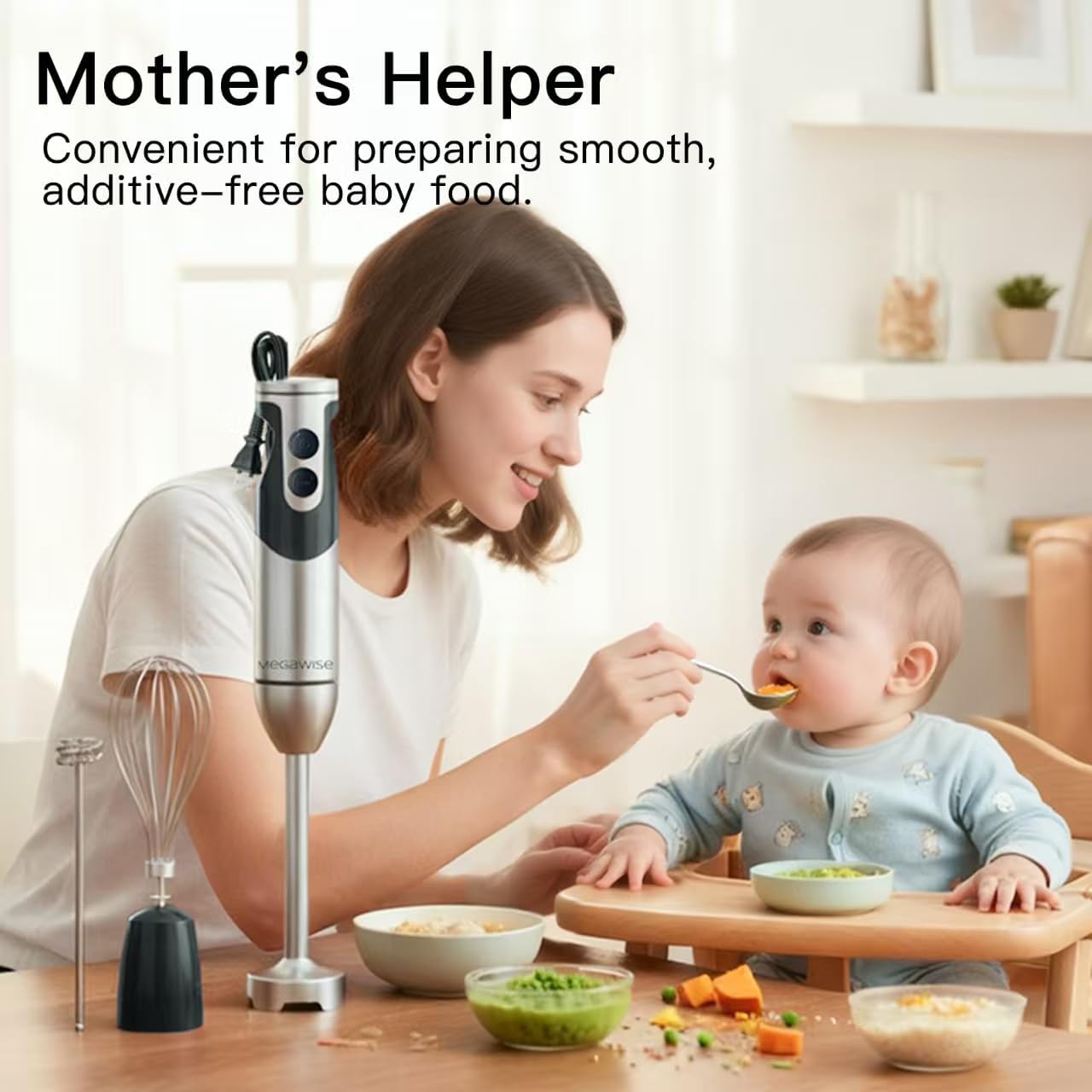 Hochleistungs-Stabmixer 3-in-1 Set (400 W)