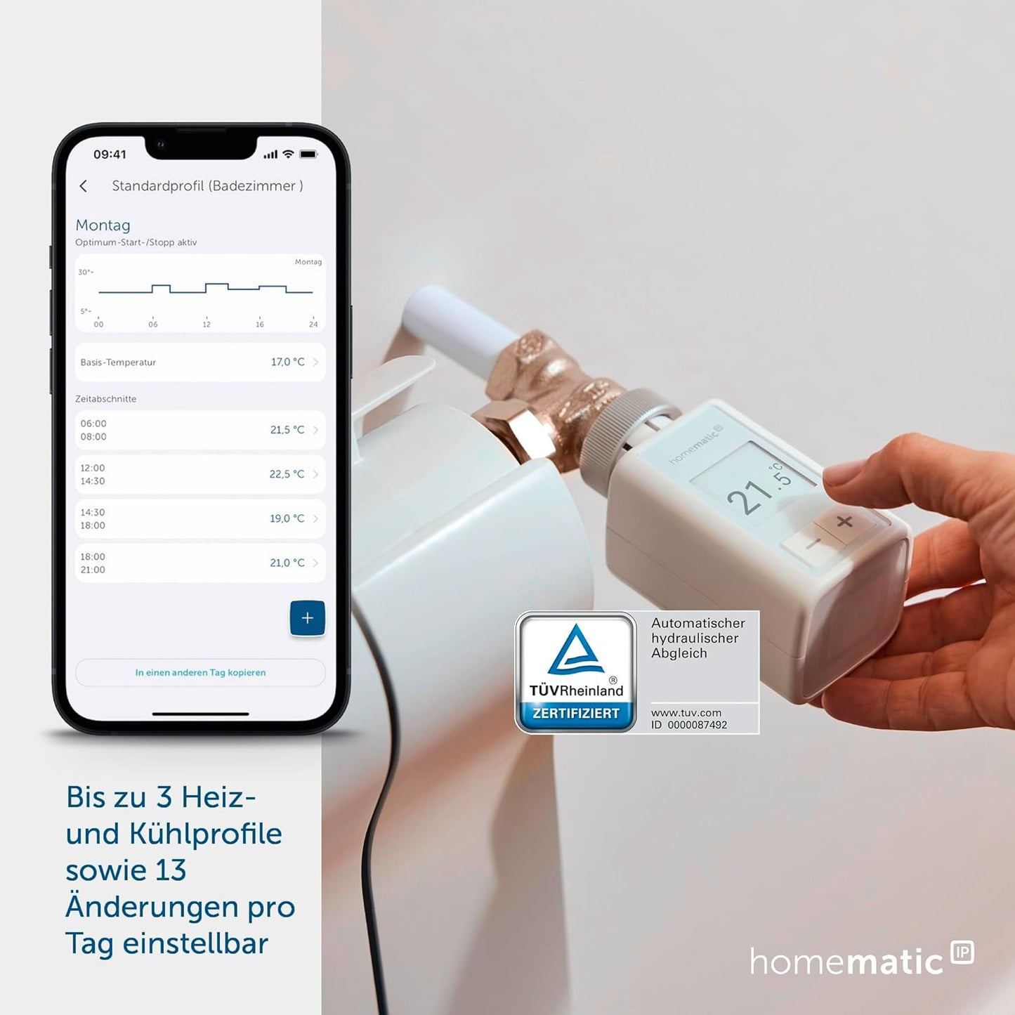 Smart Home Heizkörperthermostat, Thermostat – flex