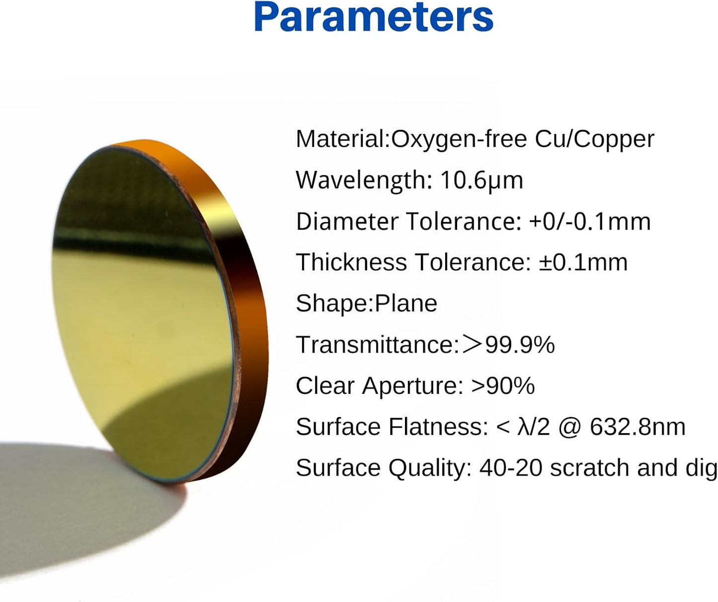 CO2 Laser Spiegel-Set, Dia: 25mm ; 3PCS