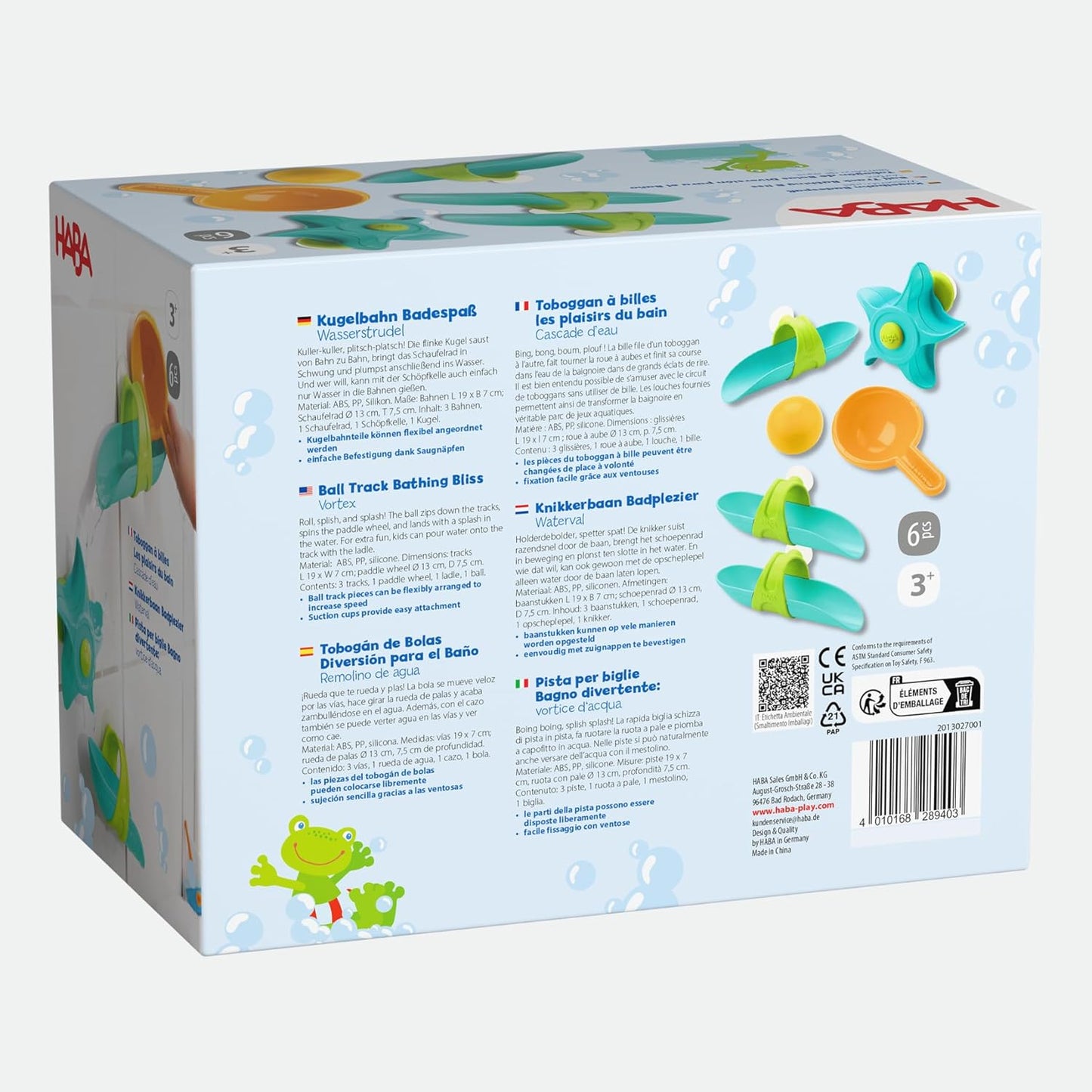 Kugelbahn Badespass Wasserstrudel