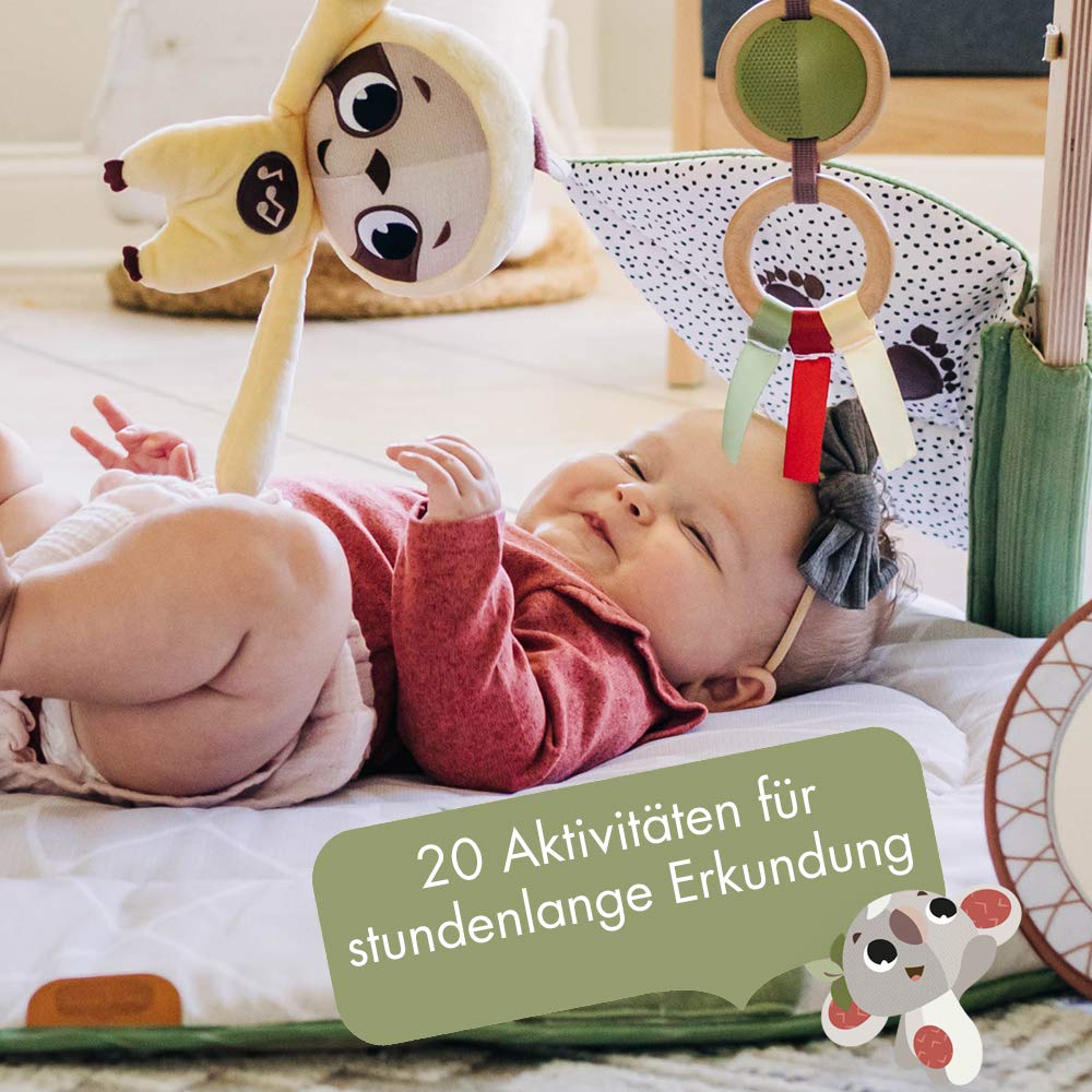 Luxe Developmental Gymini Spielmatte mit 20 Aktivitäten, Boho Chic