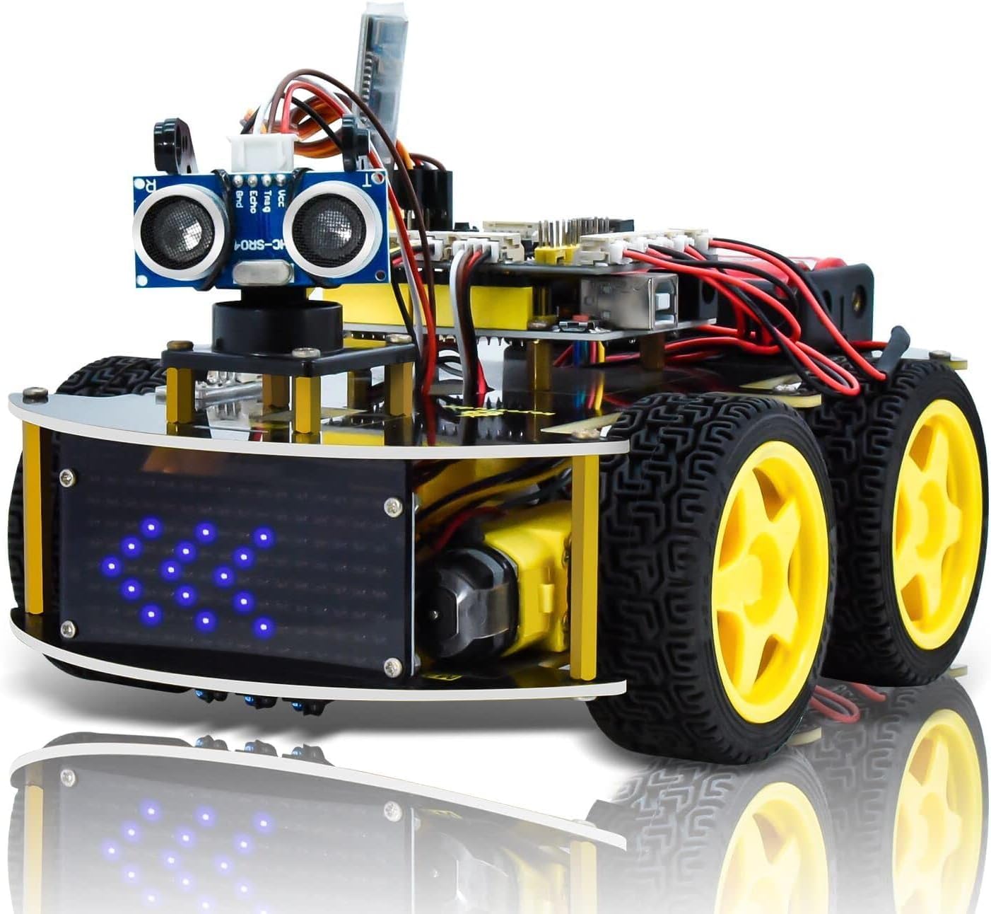4WD Roboter Bausatz mit Mikrocontroller und Sensoren, 4wd Roboter Car Kit