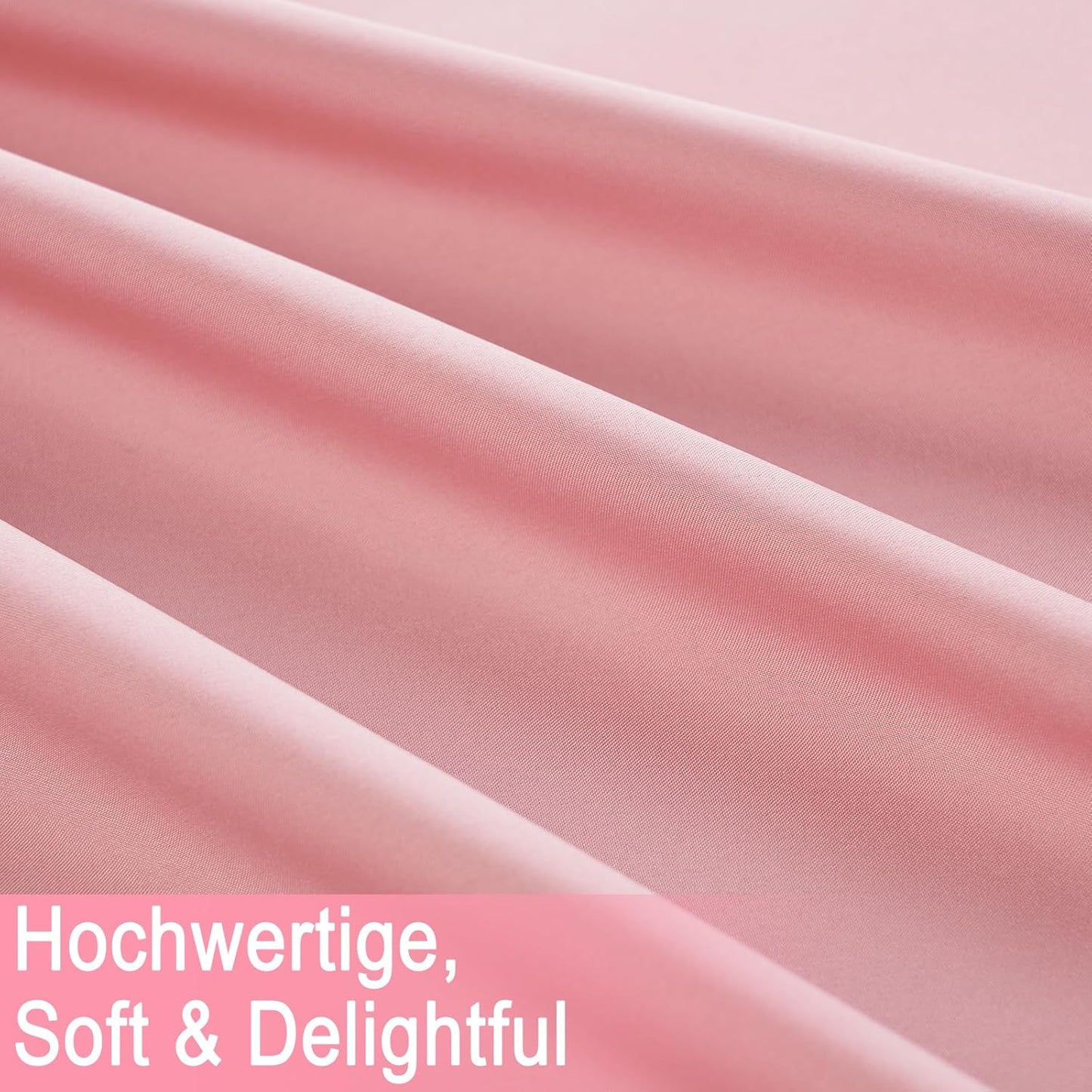 Betthimmel-Set für Hausbett, H350 x B135 cm (2er Pack) Rosa