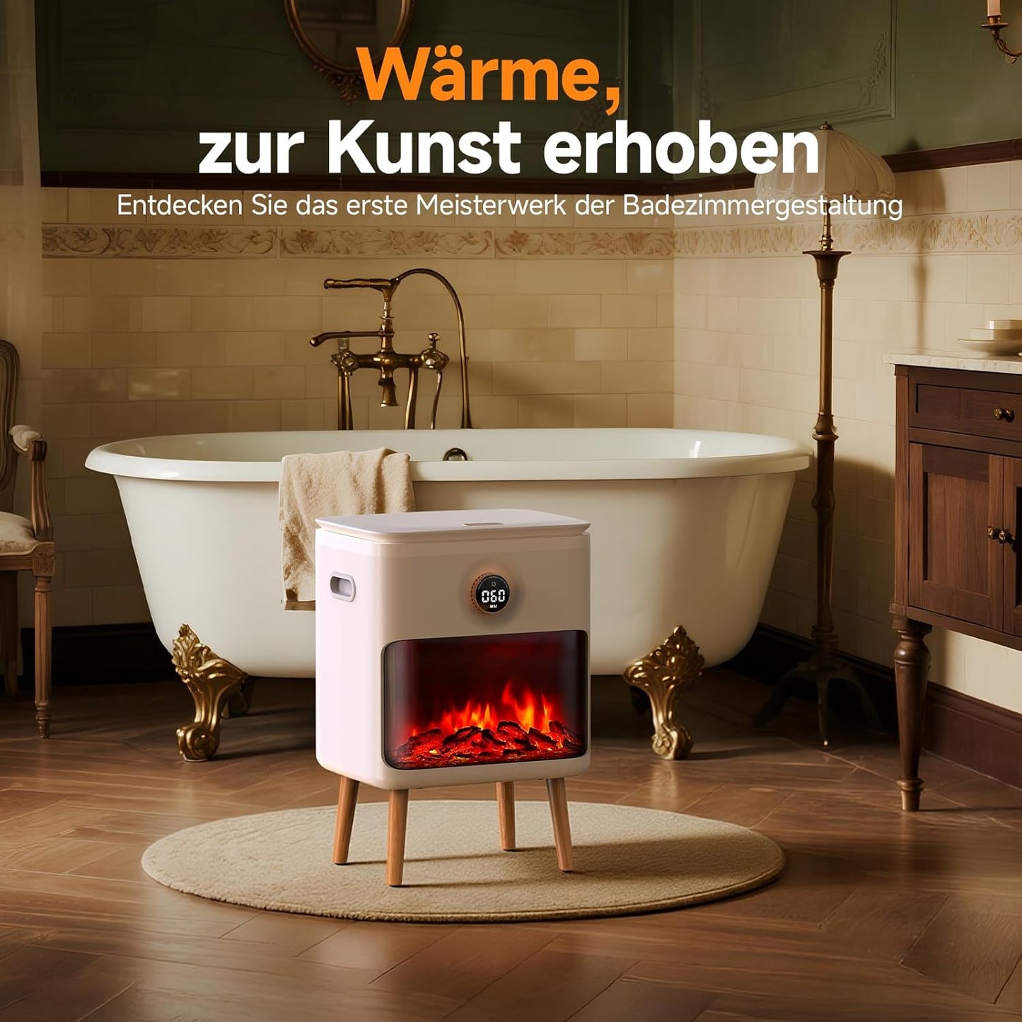 Handtuchwärmer mit Timer & LED Countdown (23L)