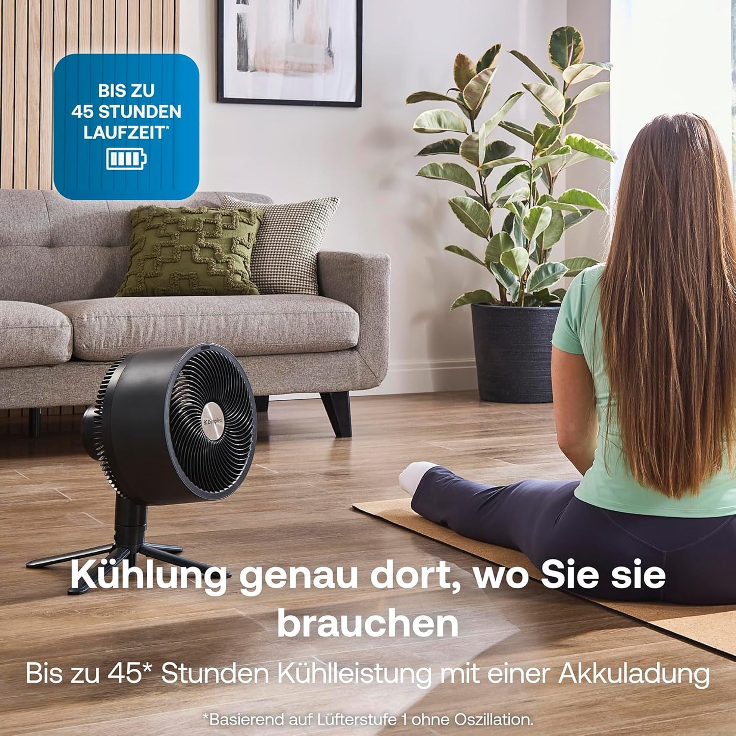 Smart 2-in-1 Akkuventilator mit App-Steuerung