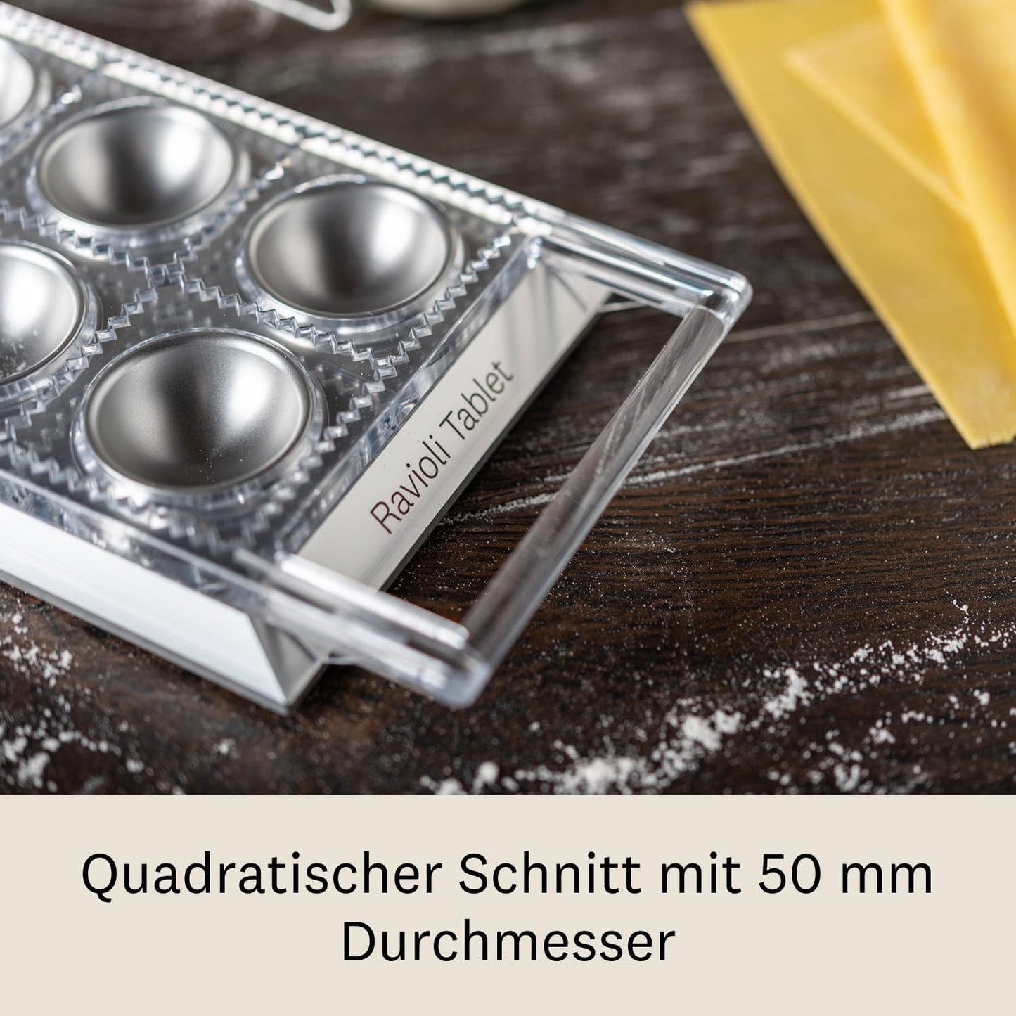 Ravioli Form, Silberfarben Silber