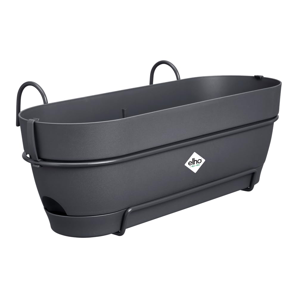 Vibia Campana Balkonkasten mit Wasserreservoir, Anthracite 50 cm