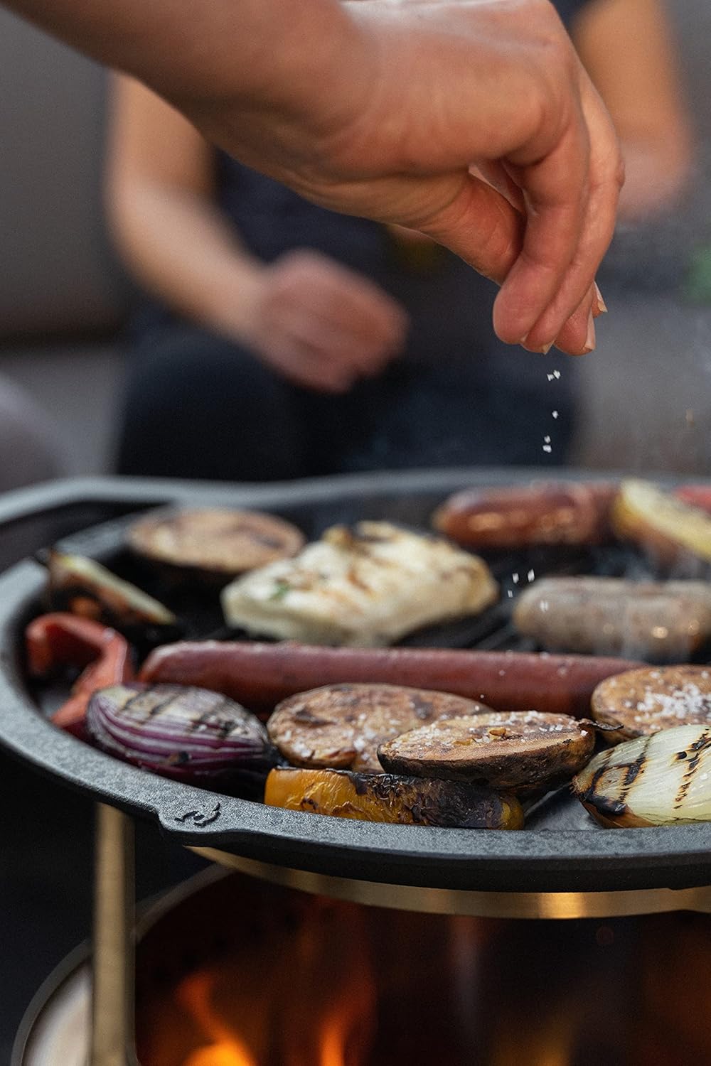 Ranger Grillrost mit Aufsatz, Grillplatte + Aufsatz, Ranger