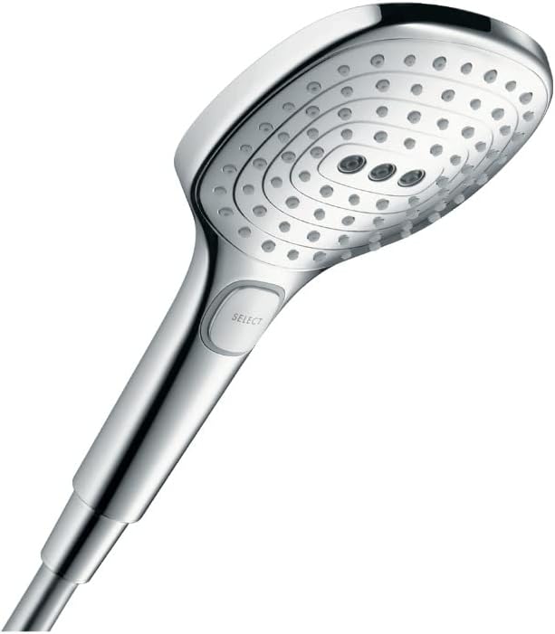 Raindance Select E Duschkopf mit 3 Strahlarten, Chrom und 3 Strahlarten