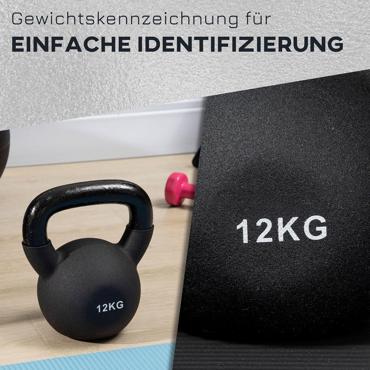 Kettlebell mit Neoprenbeschichtung