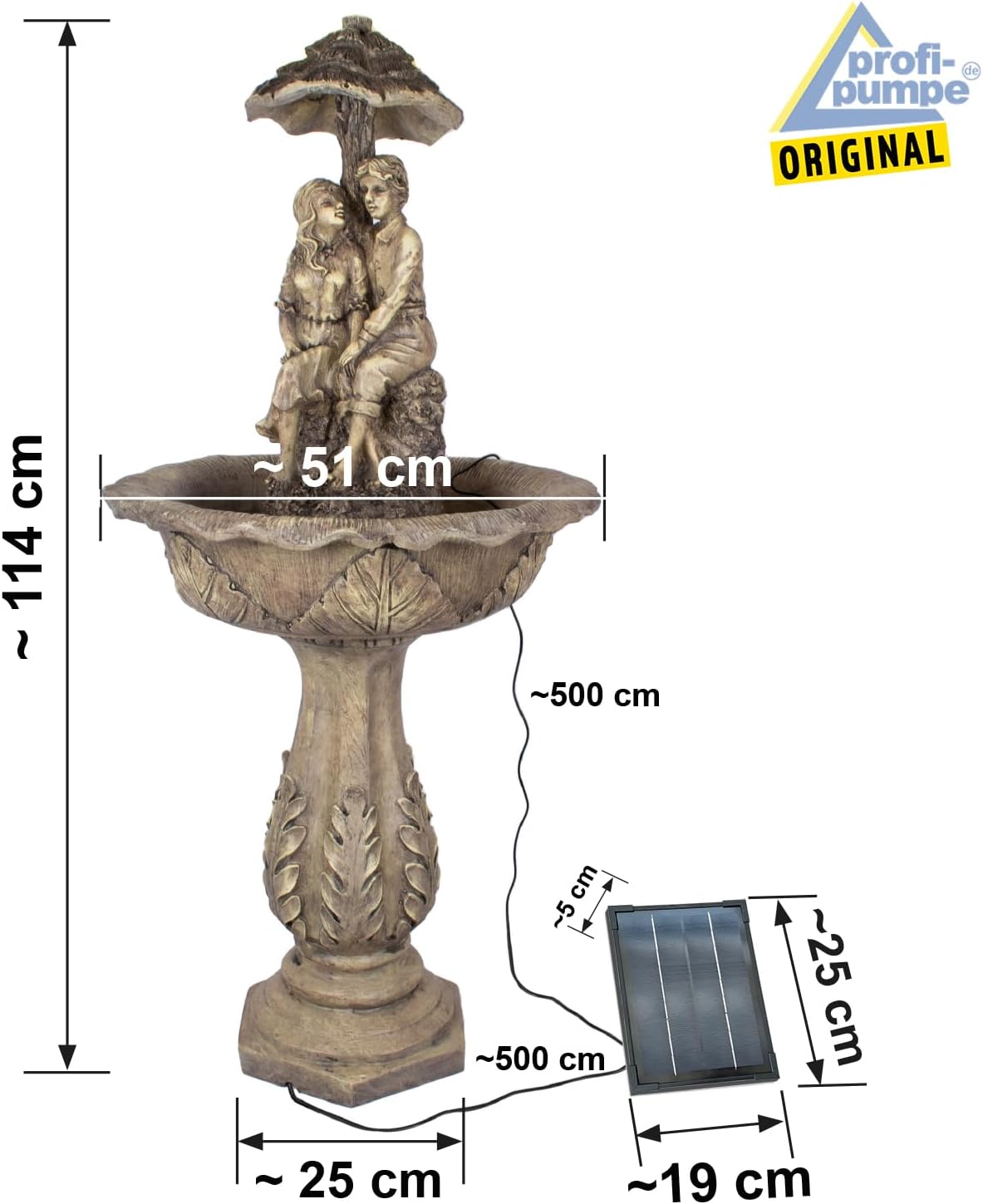 Solar-Gartenbrunnen, 7-TD01103