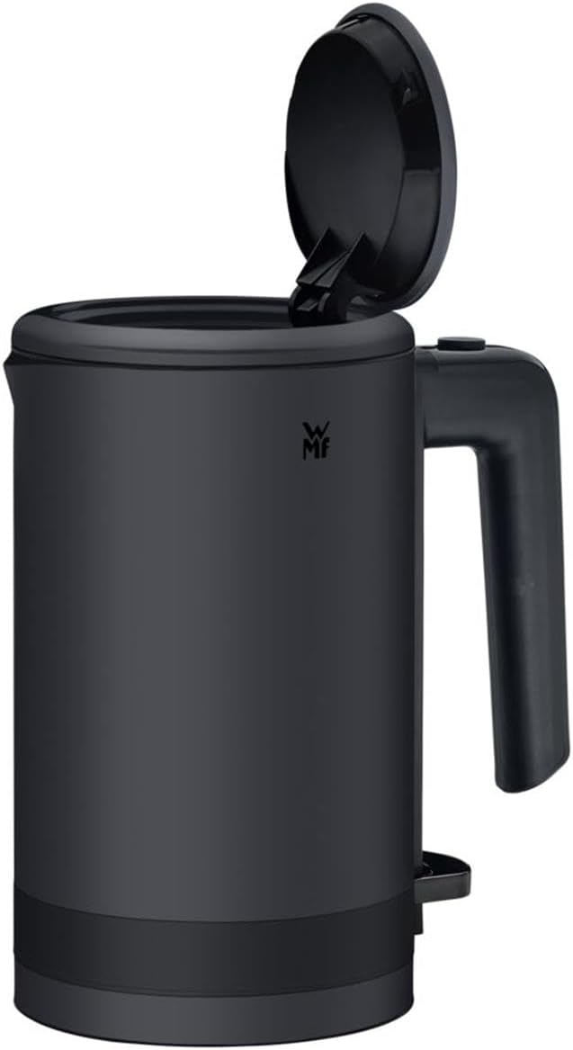 Mini Reise-Wasserkocher mit Kalkfilter, Deep Black