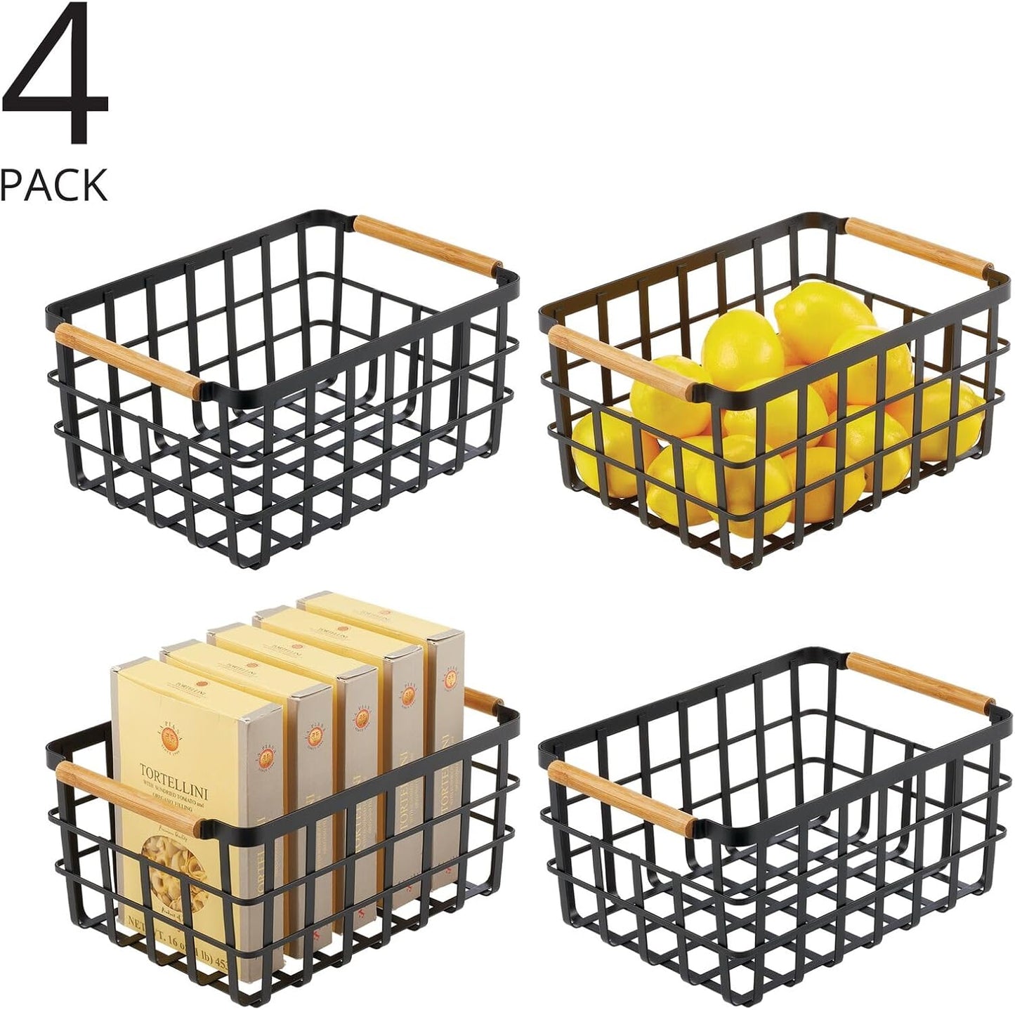 4er Set Allzweckkorb