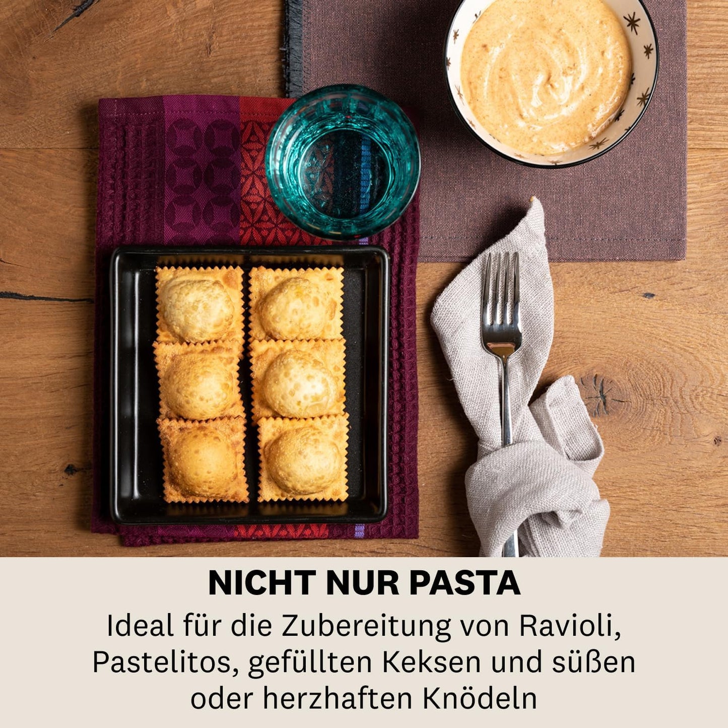 Ravioli-Form Rund