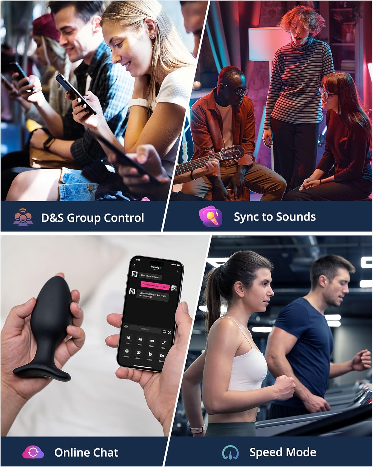 Hush 2 Analvibrator mit App-Steuerung, Hush2-57mm
