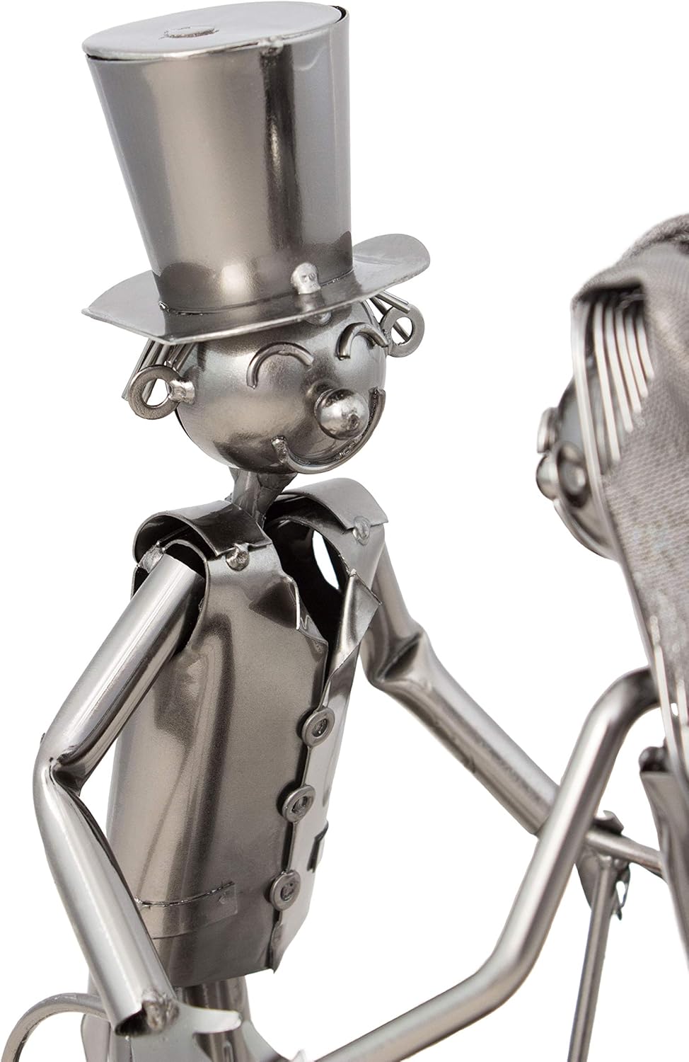 Weinflaschenhalter Hochzeitspaar, Mann + Frau