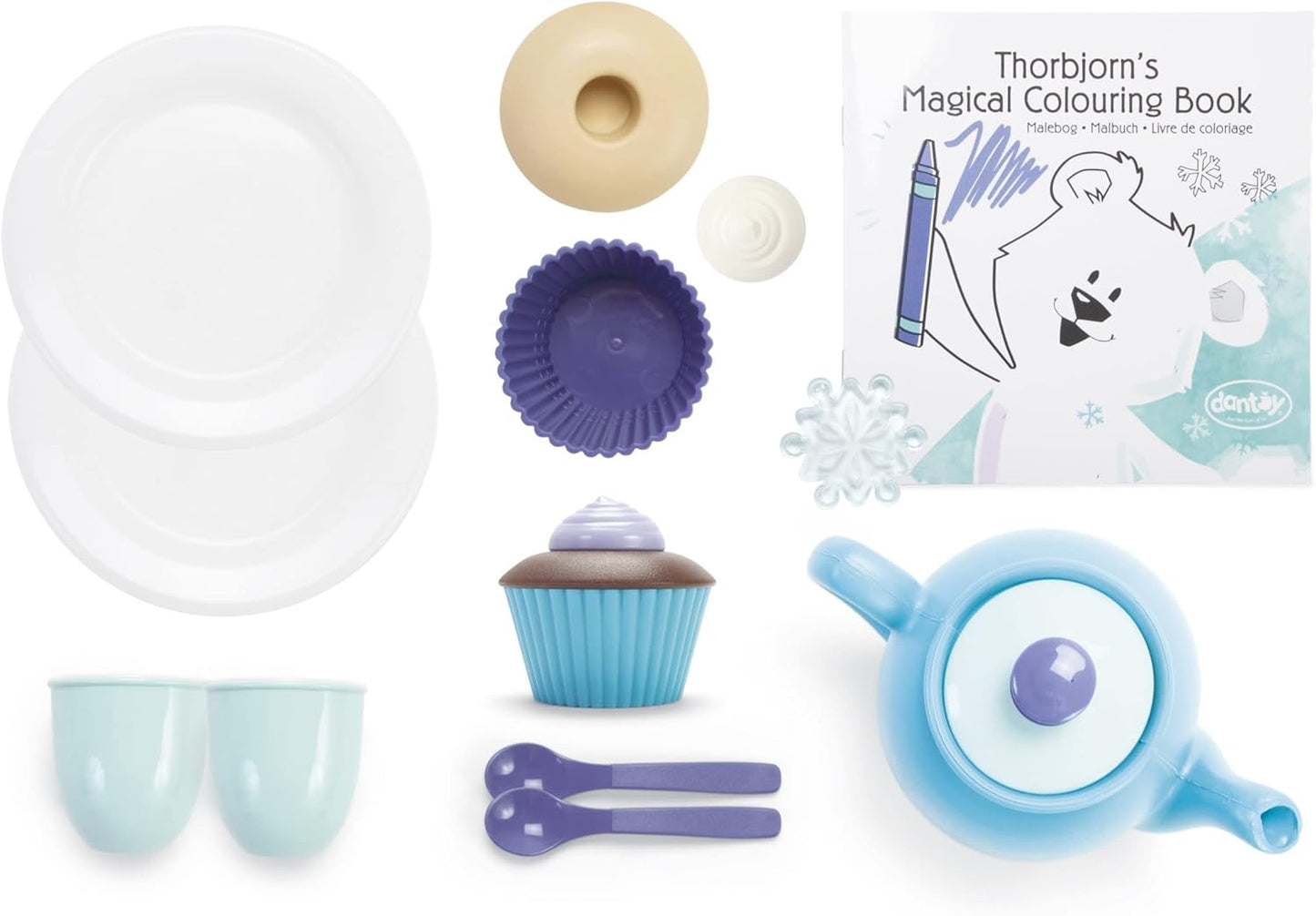 Tee-Servierset für Kinder (16-teilig), Teeservice 16
