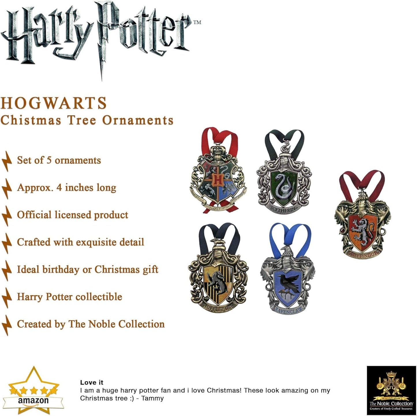 Hogwarts Weihnachtsbaum-Ornamente-Set