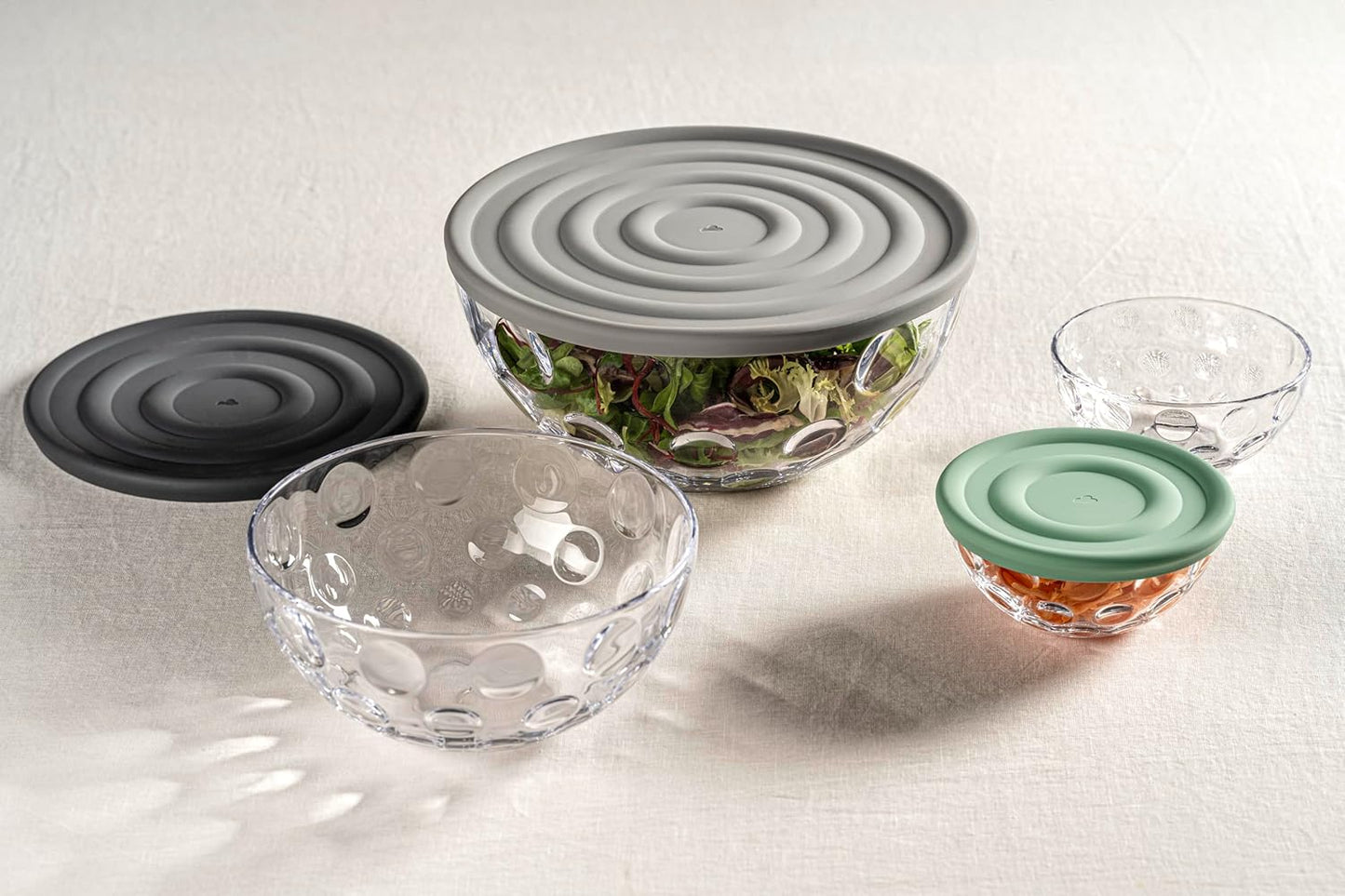 Cucina Optic Schalenset, Optic 4 Pieces | Height 6.5 cm
