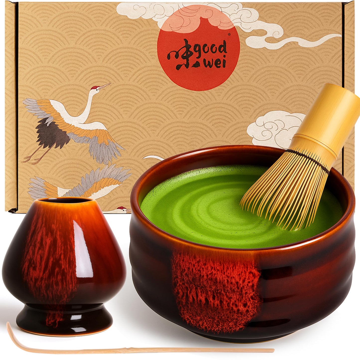 4-teiliges Matcha-Set, Akai 80