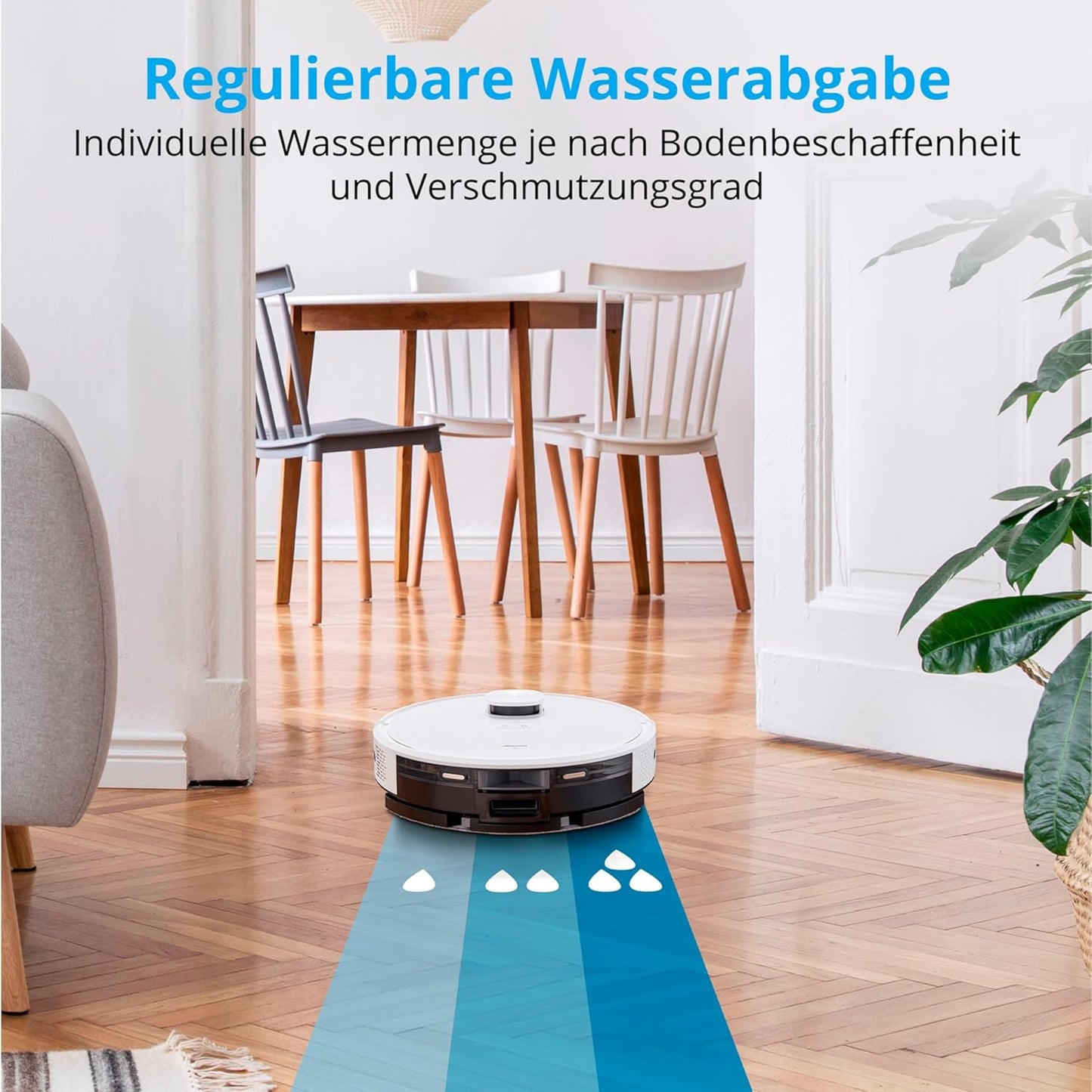 X20 SW+ Saugroboter mit Absaugstation & Wischfunktion