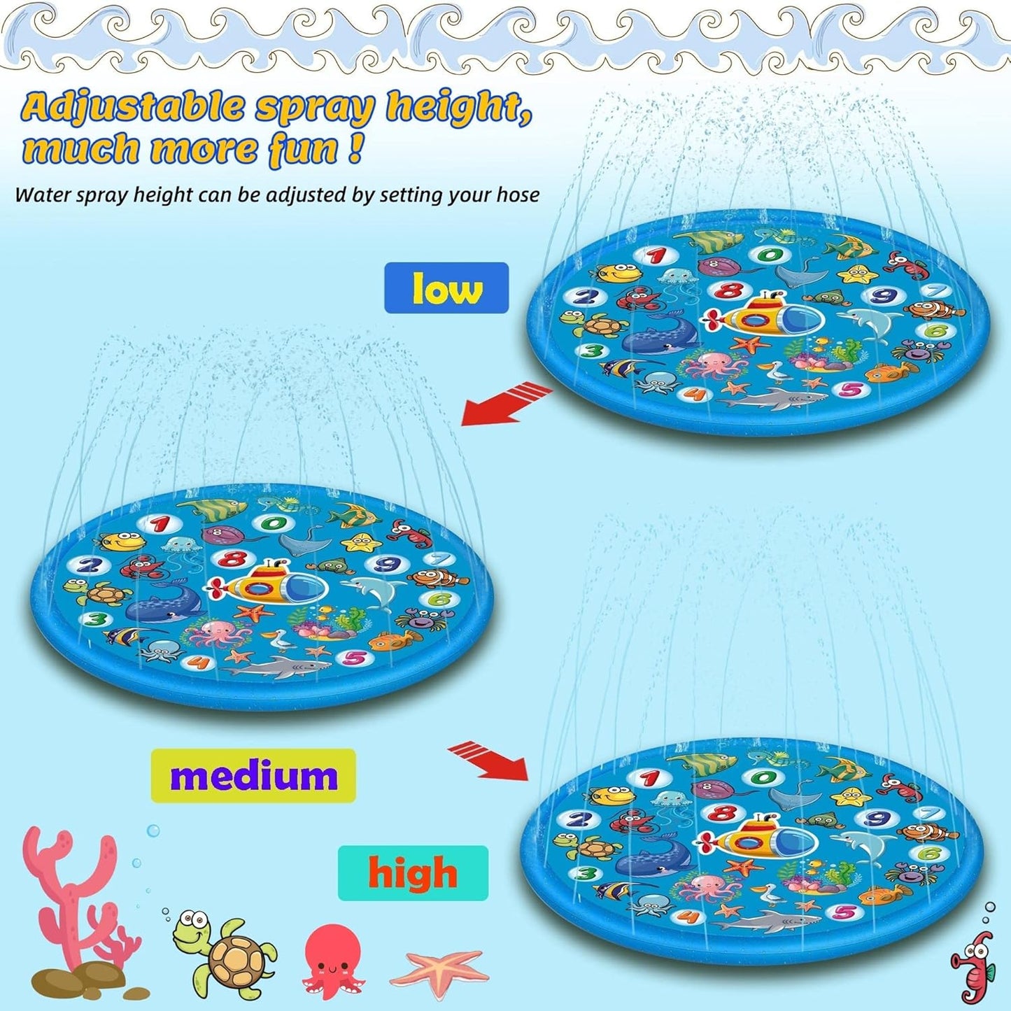 Sommer Sprinkler Wasserspielmatte