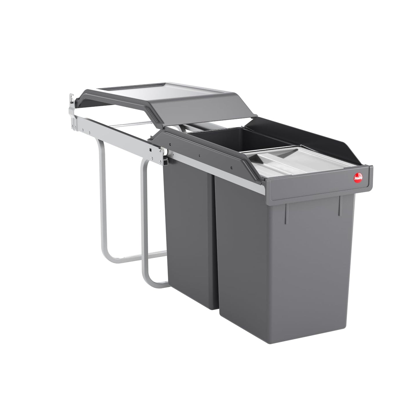 Einbau Mülleimer 2x 15 L mit Biodeckel, 3650102