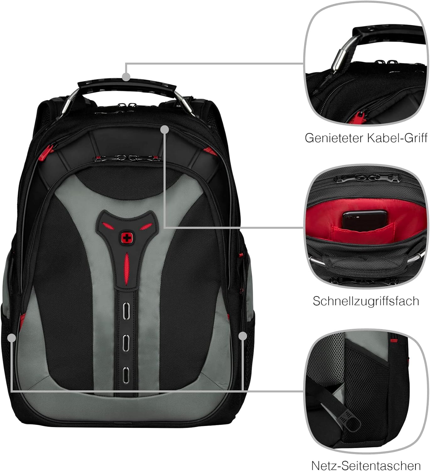 Laptop-Rucksack für 17 Zoll, 17 Zoll