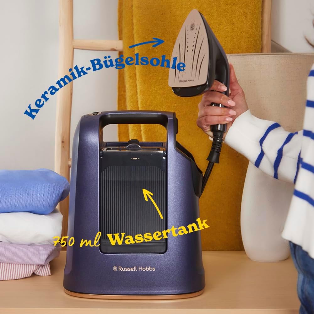 Dampfbügeleisen Multi mit XL-Wassertank, Dampfglätter XL-Wassertank-Station