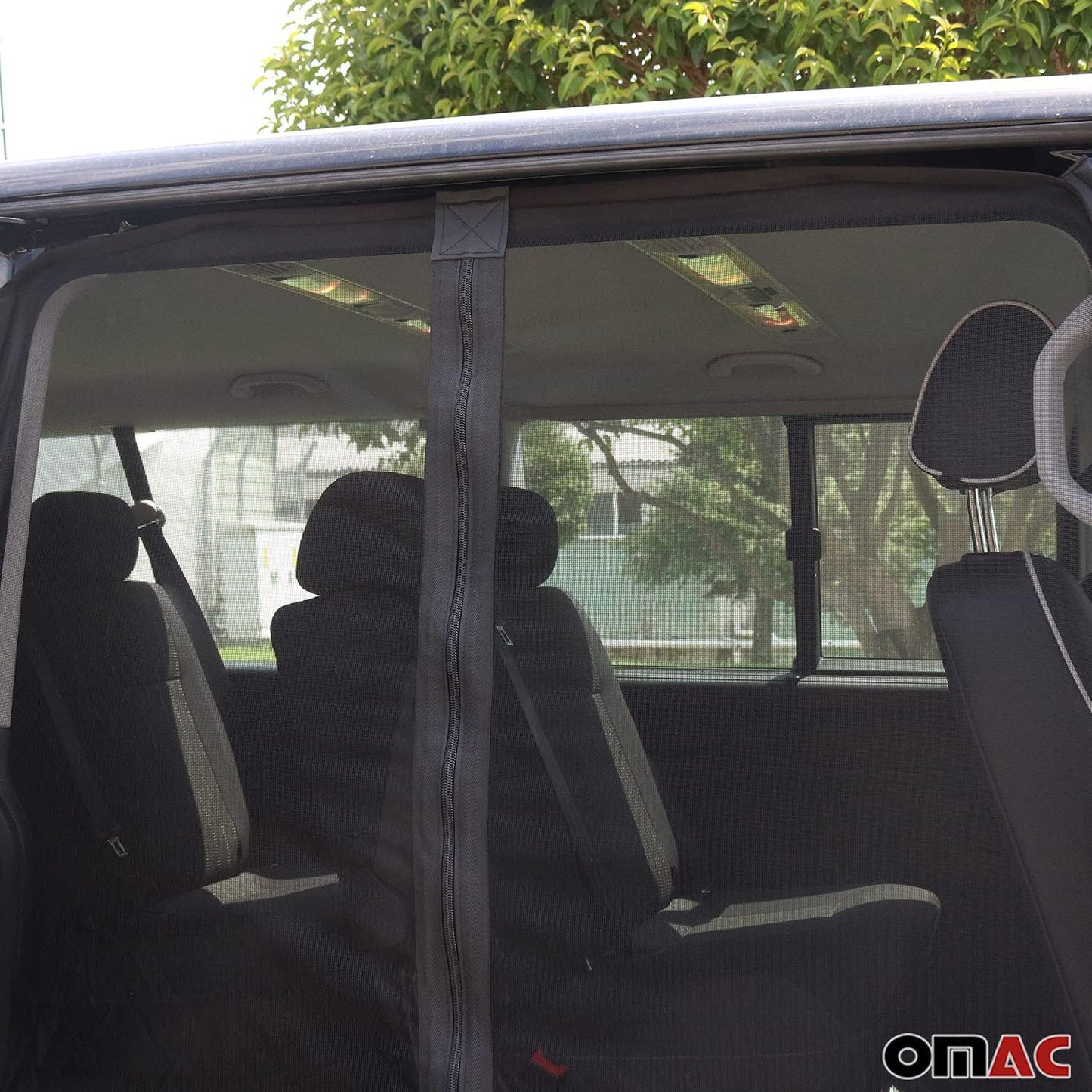 Moskitonetz für VW T6/T6.1 2015-2024 Schiebetür, Schwarz / Moskitonetz Schiebetür, Schwarz