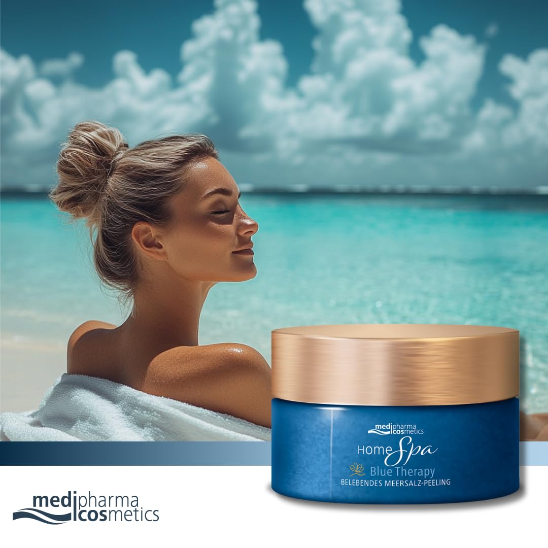 Home Spa Blue Therapy Meersalz-Peeling
